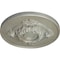 Ekena Millwork Monique Ceiling Medallion (Fits Canopies up to 3 3/4"), Hand-Painted Flash Gold, 13 3/4"OD x 1"P CM13MOFLS - alternate 2
